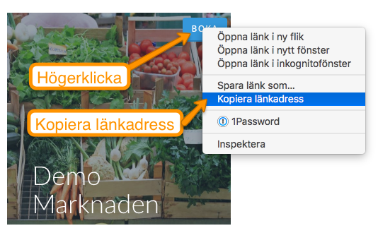 Kopiera länkadress